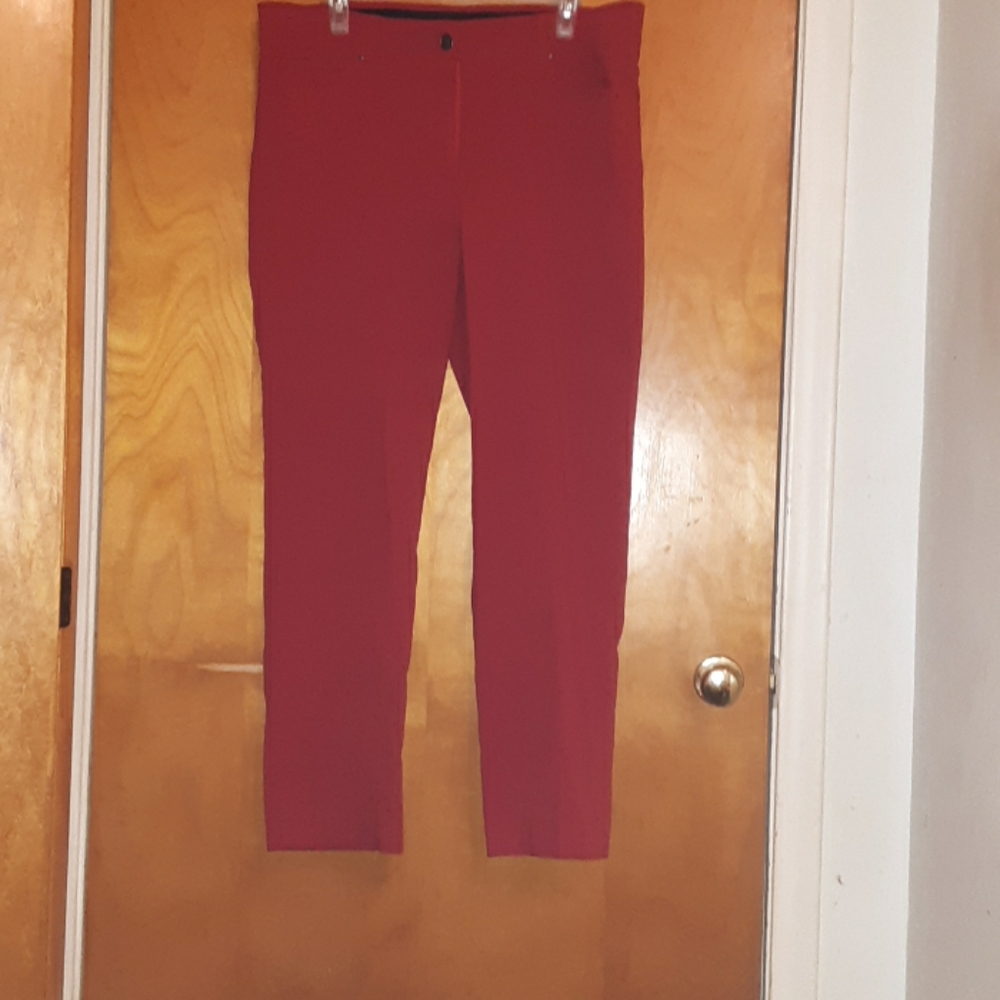 LINDA MATTHEWS STRAIGHT LEG PANTS